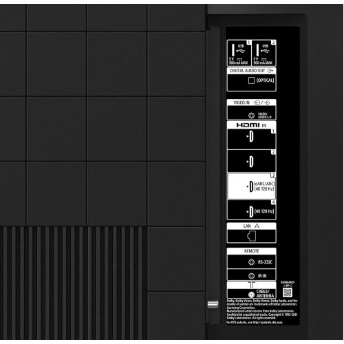 소니 Sony 43 Inch 4K Ultra HD TV X85K Series: LED Smart Google TV with Dolby Vision HDR and Native 120HZ Refresh Rate KD43X85K- 2022 Model