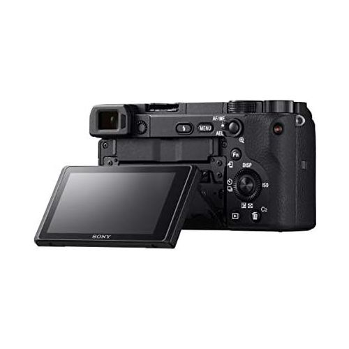 소니 [아마존베스트]Sony Alpha a6400 Mirrorless Camera: Compact APS-C Interchangeable Lens Digital Camera with Real-Time Eye Auto Focus, 4K Video & Flip Up Touchscreen - E Mount Compatible Cameras - I