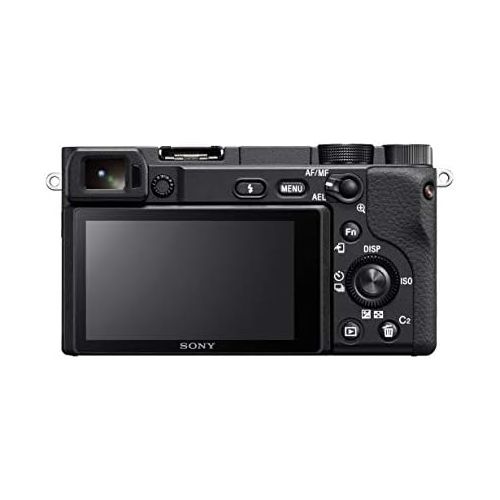 소니 [아마존베스트]Sony Alpha a6400 Mirrorless Camera: Compact APS-C Interchangeable Lens Digital Camera with Real-Time Eye Auto Focus, 4K Video & Flip Up Touchscreen - E Mount Compatible Cameras - I