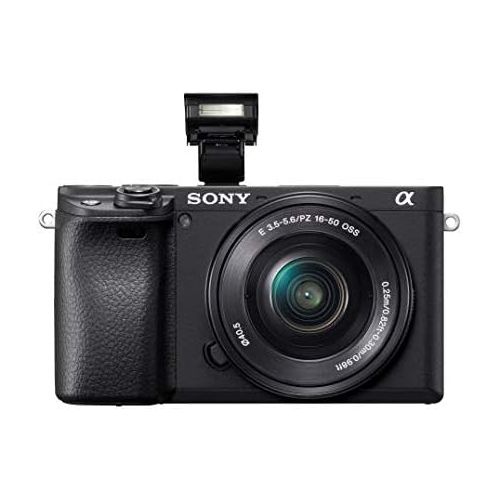 소니 [아마존베스트]Sony Alpha a6400 Mirrorless Camera: Compact APS-C Interchangeable Lens Digital Camera with Real-Time Eye Auto Focus, 4K Video & Flip Up Touchscreen - E Mount Compatible Cameras - I