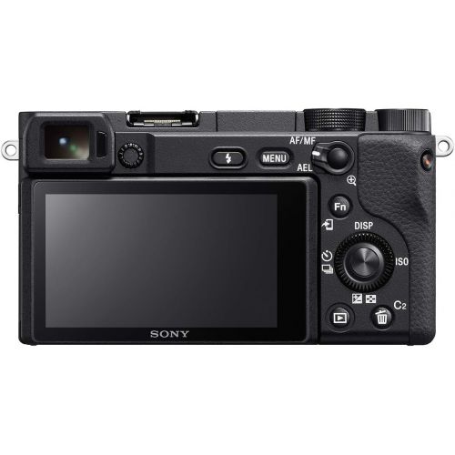 소니 [아마존베스트]Sony Alpha a6400 Mirrorless Camera: Compact APS-C Interchangeable Lens Digital Camera with Real-Time Eye Auto Focus, 4K Video & Flip Up Touchscreen - E Mount Compatible Cameras - I