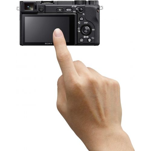 소니 [아마존베스트]Sony Alpha a6400 Mirrorless Camera: Compact APS-C Interchangeable Lens Digital Camera with Real-Time Eye Auto Focus, 4K Video & Flip Up Touchscreen - E Mount Compatible Cameras - I