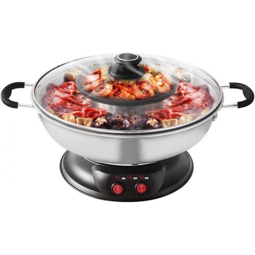 소니 [아마존베스트]Sonya Electric Shabu Shabu Hotpot with BBQ Grill SYHS-4L, Bonus 2 Strainer Ladles