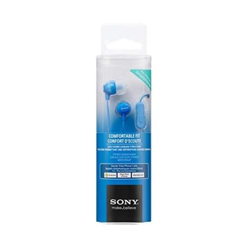 소니 [아마존베스트]Sony MDR-EX15AP Earphones with Smartphone Mic and Control - Blue