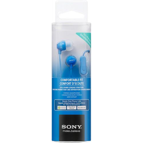 소니 [아마존베스트]Sony MDR-EX15AP Earphones with Smartphone Mic and Control - Blue