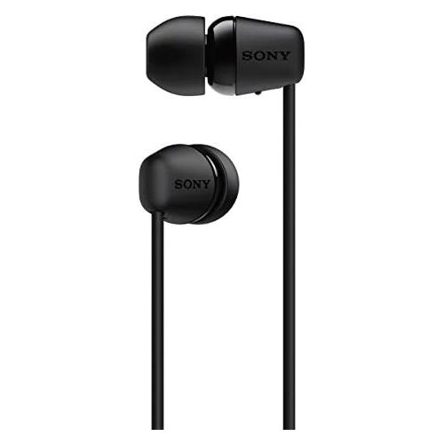 소니 [아마존베스트]Sony WI-C200B Wireless Bluetooth In-Ear Headphones (15 Hours Battery Life, Voice Assistant, Magnetic Earplugs, Built-in Headset Function, Headset with Microphone) Black