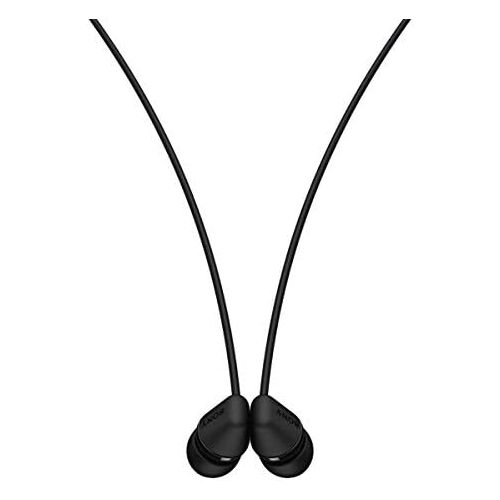 소니 [아마존베스트]Sony WI-C200B Wireless Bluetooth In-Ear Headphones (15 Hours Battery Life, Voice Assistant, Magnetic Earplugs, Built-in Headset Function, Headset with Microphone) Black