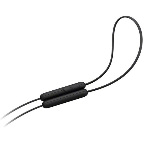 소니 [아마존베스트]Sony WI-C200B Wireless Bluetooth In-Ear Headphones (15 Hours Battery Life, Voice Assistant, Magnetic Earplugs, Built-in Headset Function, Headset with Microphone) Black