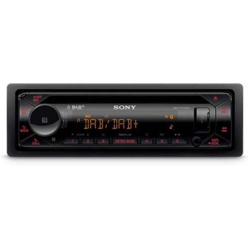 소니 [아마존베스트]-Service-Informationen Sony MEX-N7300BT Car Radio with CD, DAB/DAB+ Reception, External Microphone, Illuminaz Can be personalised with 35,000 Colours, voice control with Siri Eyes Free and Android, NFC,