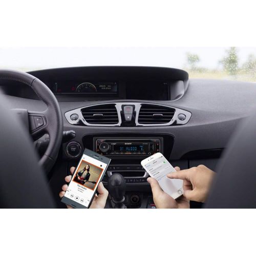 소니 [아마존베스트]-Service-Informationen Sony MEX-N7300BT Car Radio with CD, DAB/DAB+ Reception, External Microphone, Illuminaz Can be personalised with 35,000 Colours, voice control with Siri Eyes Free and Android, NFC,