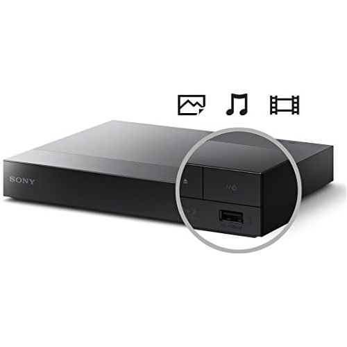 소니 Sony BDP S6700 Blu ray Player (Wireless Multiroom, Super WiFi, 3D, Screen Mirroring, 4K Upscaling) Black & Amazon Basics High Speed HDMI Cable, CL3 Certified, HDMI Standard 2.0, 1.