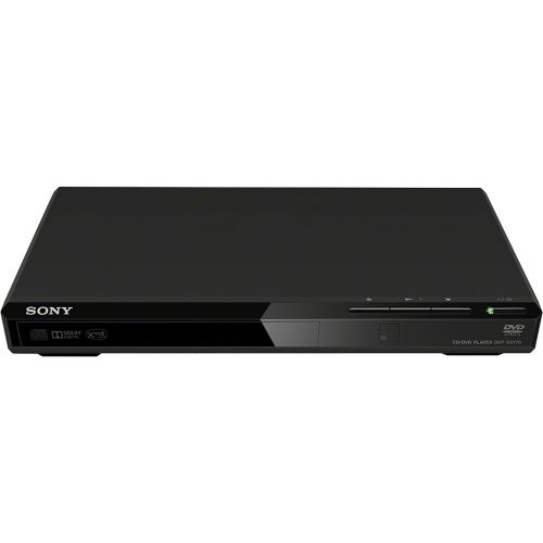 소니 Sony DVP SR170 DVD Player (SCART) & Amazon Basics High Speed HDMI Cable 2.0 Ethernet, 3D, 4K Video Playback & ARC, Ultra HD, 0.91 m