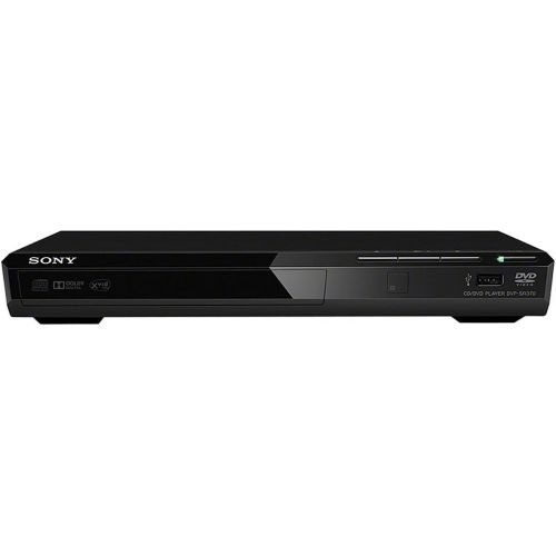 소니 Sony DVP SR760H DVD Player / CD Player (HDMI, 1080p Upscaling, USB Input) Black & Amazon Basics High Speed Cable, Ultra HD HDMI 2.0, Supports 3D Formats, with Audio Return Channe