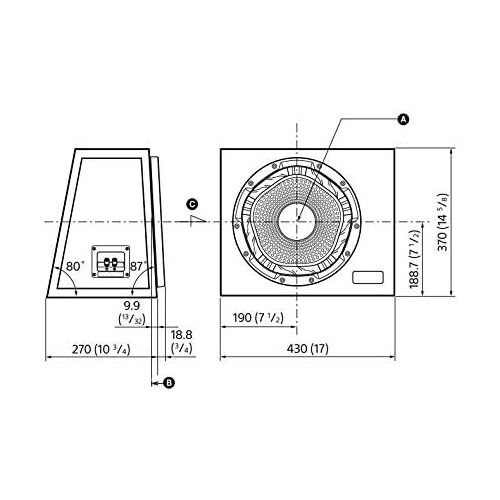 소니 Sony XS NW1202E Car Subwoofer (1800 Watt and RMS 420W)