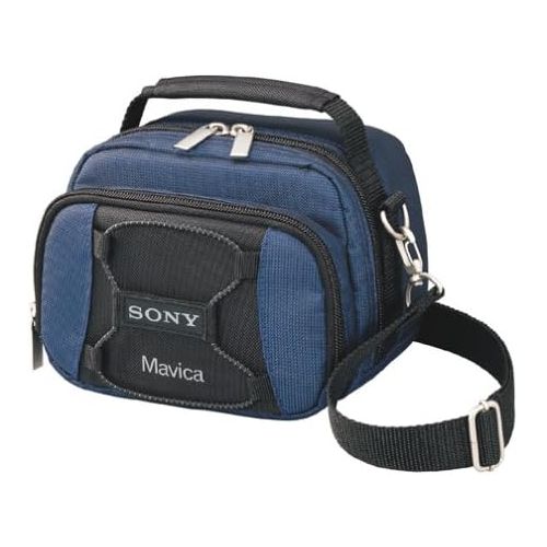 소니 Sony LCS-MVCA Mavica Soft Carrying Case (Black/Blue)