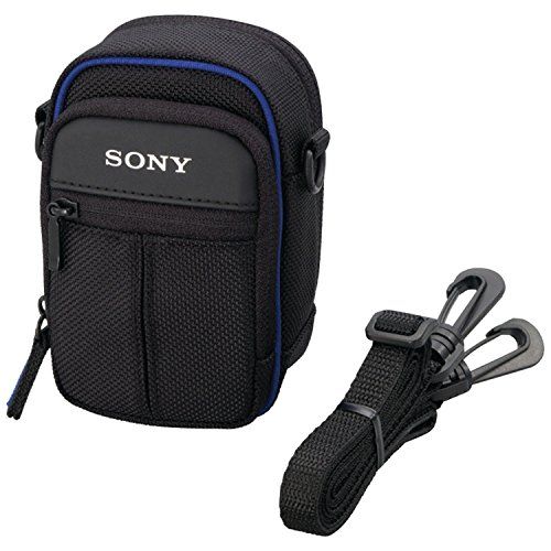 소니 Sony LCSCSJ Soft Carrying Case for Sony S, W, T, and N Series Digital Cameras , Black
