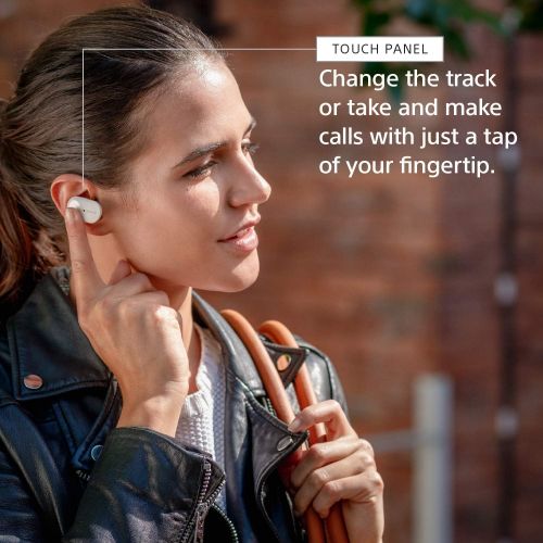 소니 Sony WF 1000XM3 Industry Leading Noise Canceling Truly Wireless Earbuds Headset/Headphones with Alexa Voice Control And Mic For Phone Call, Silver
