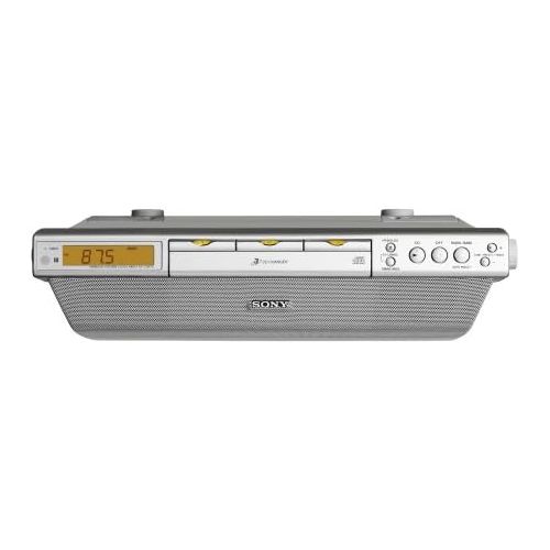 소니 Sony ICF-CDK70 Under Cabinet Kitchen Clock Radio with CD-Changer (Discontinued by Manufacturer)