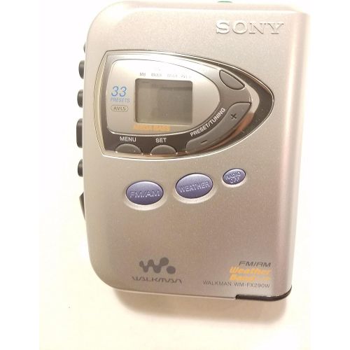 소니 Sony Walkman Digital Tuning Weather FMAM Stereo Cassette Player (Silver) (Discontinued by Manufacturer)