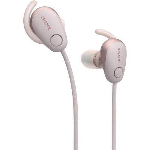 소니 Sony SP600N Wireless Noise Canceling Sports In-Ear Headphones, White (WI-SP600NW)