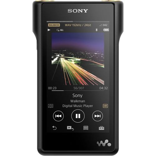 소니 Sony NW-WM1A 128GB Premium Walkman - Digital Music Player with Hi-Res Audio, Black (2017 model)