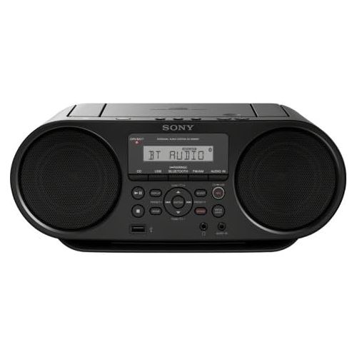 소니 Sony ZSRS60BT CD Boombox with Bluetooth and NFC (Black)