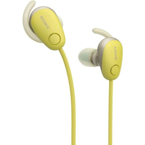 소니 Sony SP600N Wireless Noise Canceling Sports In-Ear Headphones, Black (WI-SP600NB)