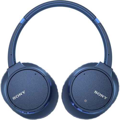 소니 Sony WH-CH700N Wireless Noise Canceling Headphones wCase (Blue Bundle)