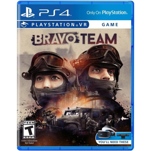 소니 Sony PlayStation 4 DOOM VFR and Bravo Team PSVR Aim Controller Enhanced Bundle: PlayStation 4 VR Headset, PSVR Camera, Wireless Aim Controller, DOOM VFR and Bravo Team