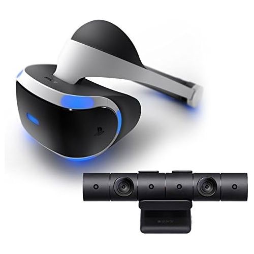 소니 Sony PS4 Shooter Bundle (5 Items): VR Headset CUH-ZRV1, Farpoint Aim Controller Bundle, PSVR Doom Game, Playstation Camera, and 2 Move Motion Controllers