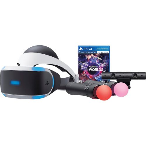 소니 Sony PlayStation VR Launch Bundle 9 Items:VR Launch Bundle,PlayStation 4 1TB,7 VR Game Disc Rush of Blood,Valkyrie,Battlezone,Batman: Arkham VR,DriveClub,Combat League,Eagle Flight