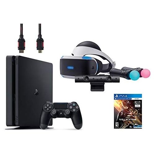소니 Sony PlayStation VR Start Bundle 3 Items:VR Headset,Move Controller,PlayStation Camera Motion Sensor,PlayStation 4 and VR Game Disc PSVR EV-Valkyrie