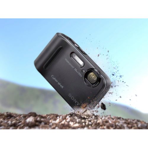 소니 Sony DSC-TF1B 16 MP Waterproof Digital Camera with 2.7-Inch LCD (Black) (OLD MODEL)