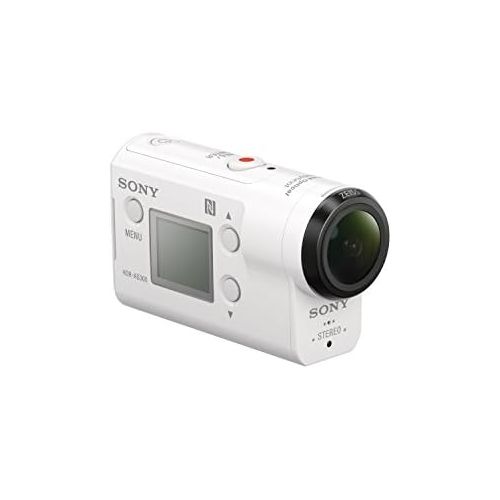 소니 Sony HDRAS300W HD Recording, Action Cam Underwater Camcorder, White