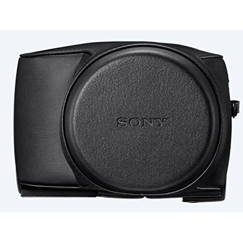소니 Sony Leather Jacket Case, Black (DSCRX10M3)