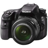Sony SLT-A58K Digital SLR Kit with 18-55mm Zoom Lens, 20.1MP SLR Camera with 2.7 -Inch LCD Screen (Black)