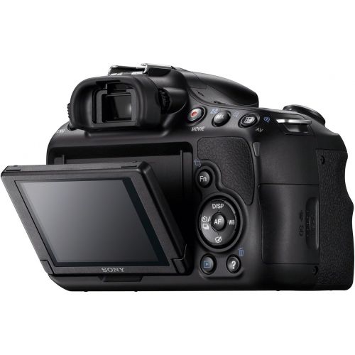 소니 Sony SLT-A58K Digital SLR Kit with 18-55mm Zoom Lens, 20.1MP SLR Camera with 2.7 -Inch LCD Screen (Black)