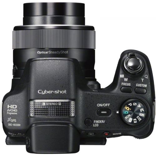 소니 Sony Cyber-shot DSC-HX200V 18.2 MP Exmor R CMOS Digital Camera with 30x Optical Zoom and 3.0-inch LCD (Black) (2012 Model)