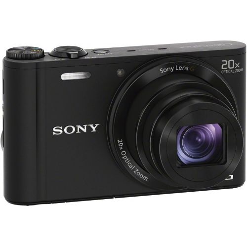 소니 Sony DSC-WX300B 18.2 MP Digital Camera with 20x Optical Image Stabilized Zoom and 3-Inch LCD (Black)