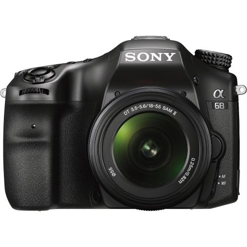 소니 Sony a68 Translucent Mirror DSLR Camera w SAL18552 Lens