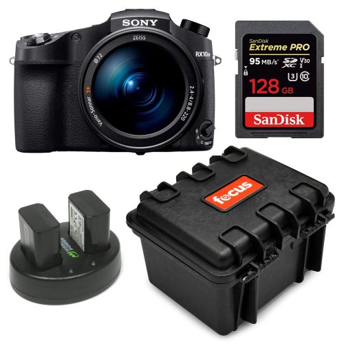 소니 Sony CyberShot RX10 IV with 0.03 Second Auto-Focus & 25x Optical Zoom (DSC-RX10M4), SanDisk Extreme PRO 64GB