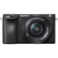 Sony Alpha a6500 Mirrorless Digital Camera Bundle with 2.95 LCD, Black (ILCE6500KIT)