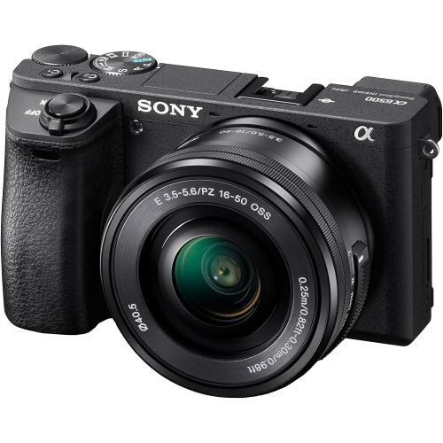 소니 Sony Alpha a6500 Mirrorless Digital Camera Bundle with 2.95 LCD, Black (ILCE6500KIT)