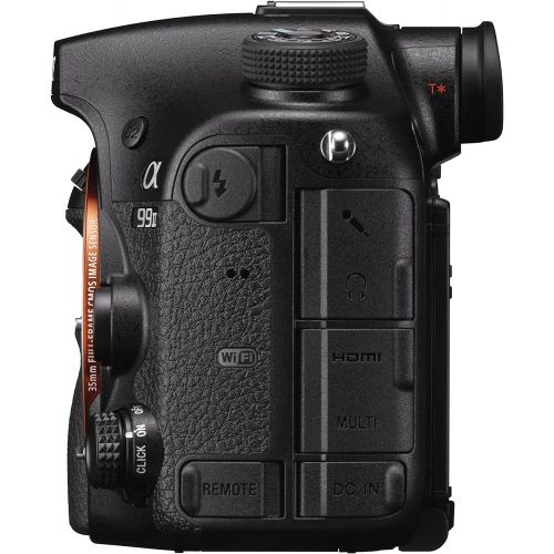 소니 Sony a99II 42.4MP Digital SLR Camera with 3 LCD, Black (ILCA99M2)
