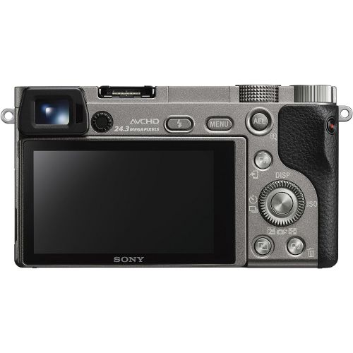 소니 Sony Alpha a6000 Mirrorless Digital Camera 24.3MP SLR Camera with 3.0-Inch LCD - Body Only (Graphite)