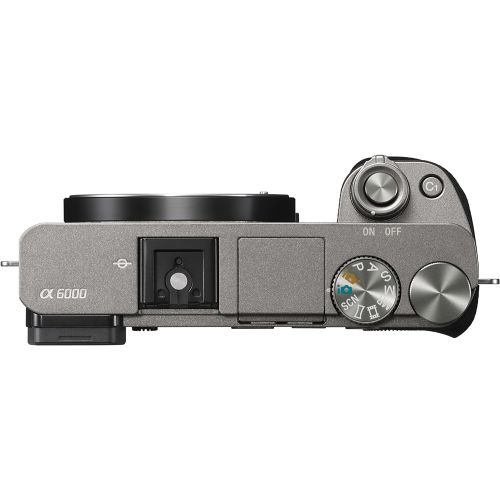 소니 Sony Alpha a6000 Mirrorless Digital Camera with 16-50 mm Lens, 24 MP (White)