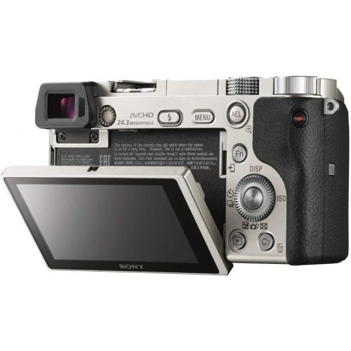소니 Sony Alpha a6000 Mirrorless Digitial Camera 24.3MP SLR Camera with 3.0-Inch LCD (Black) w16-50mm Power Zoom Lens