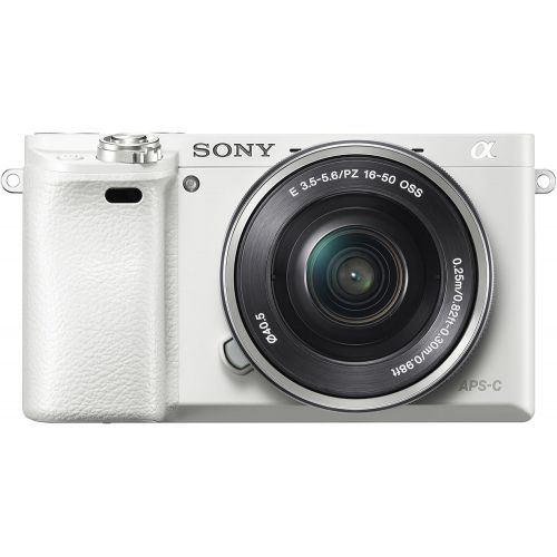 소니 Sony Alpha a6000 Mirrorless Digitial Camera 24.3MP SLR Camera with 3.0-Inch LCD (Black) w16-50mm Power Zoom Lens