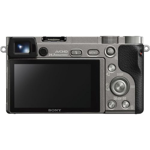 소니 Sony Alpha a6000 Mirrorless Digitial Camera 24.3MP SLR Camera with 3.0-Inch LCD (Black) w16-50mm Power Zoom Lens