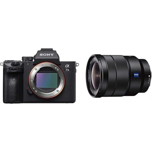 소니 Sony a7 III Full-frame Mirrorless Interchangeable-Lens Camera with 28-70mm Lens Optical with 3-Inch LCD, Black (ILCE7M3KB)